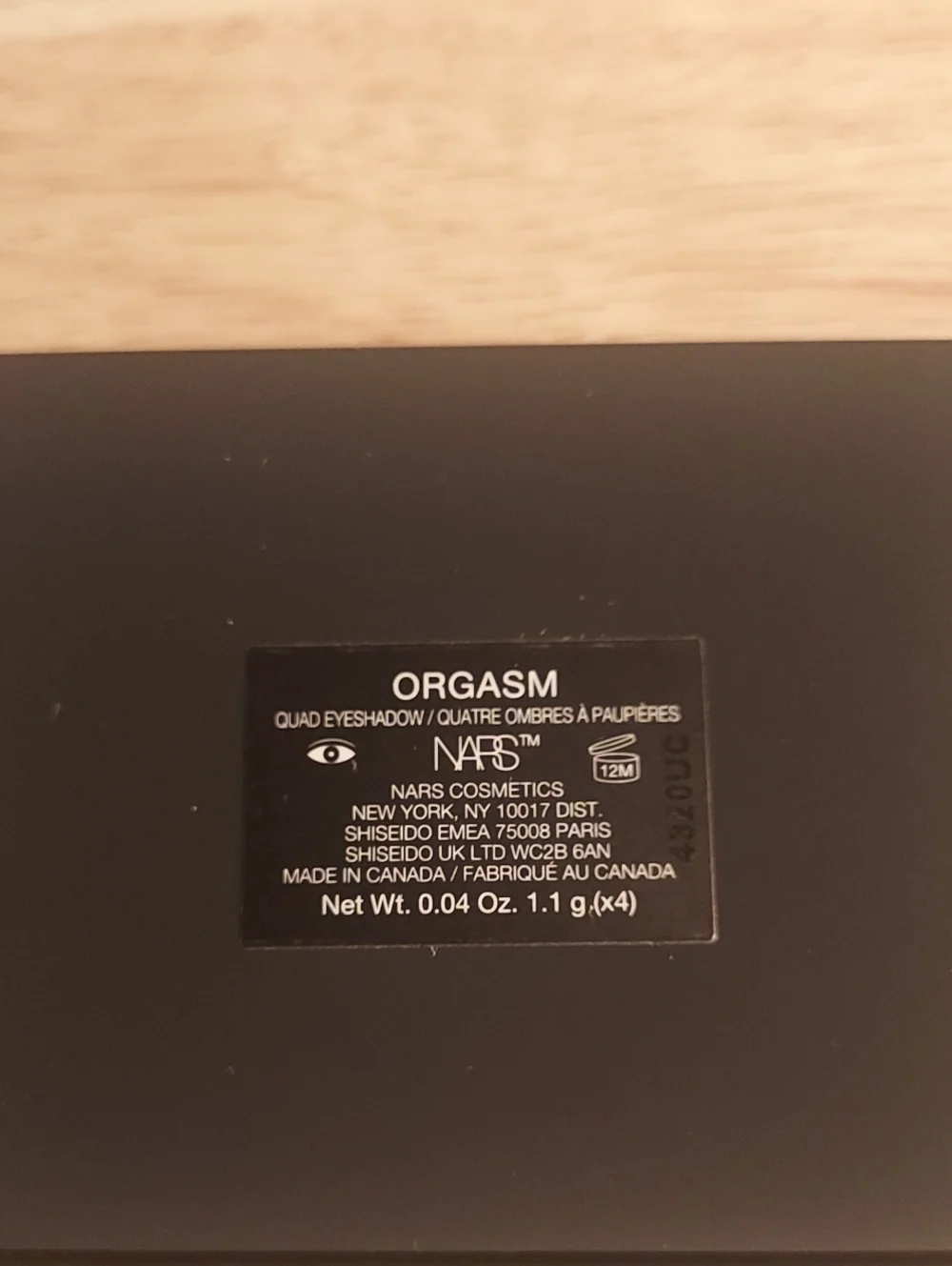 NARS Orgasm Quad Eyeshadow Palette - Black